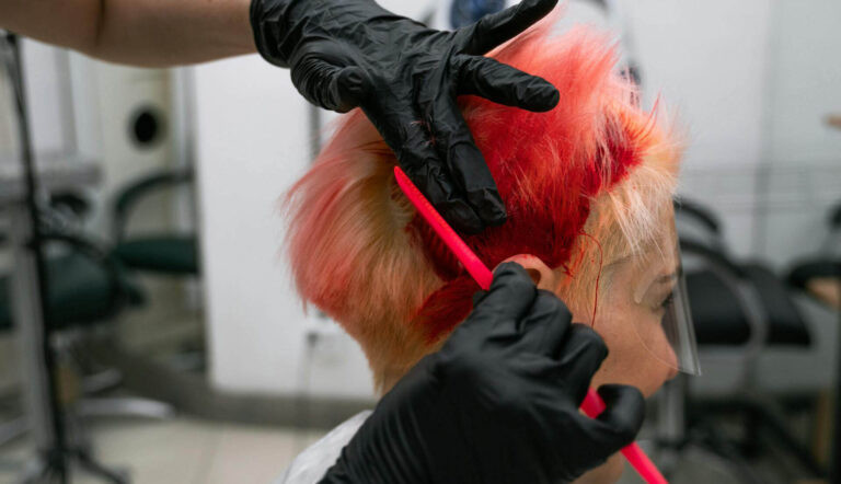 Temporary hair colouring for Christmas in BS1 Bristol